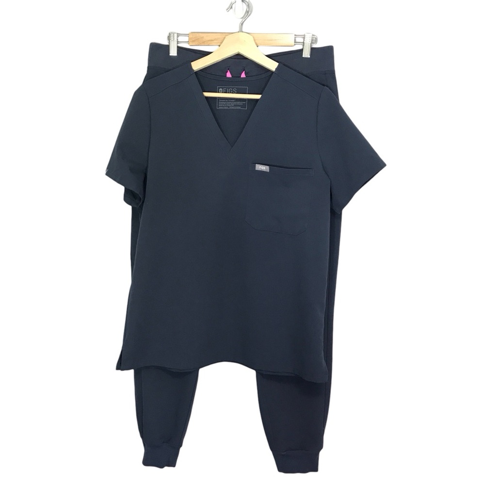 Women's Navy Scrub Set